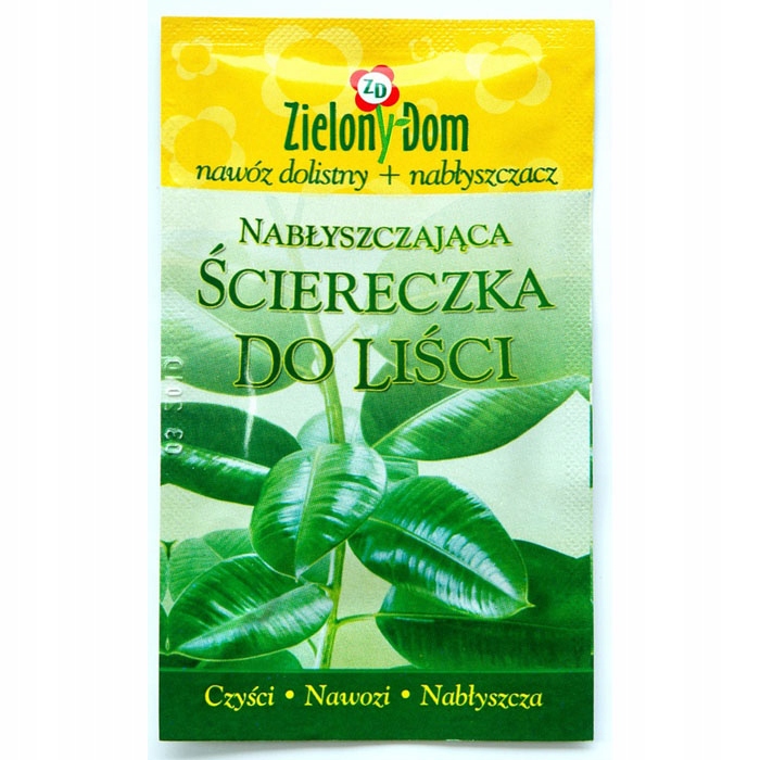 Ściereczka Nabłyszczająca z Nawozem Do Liści Zielony Dom