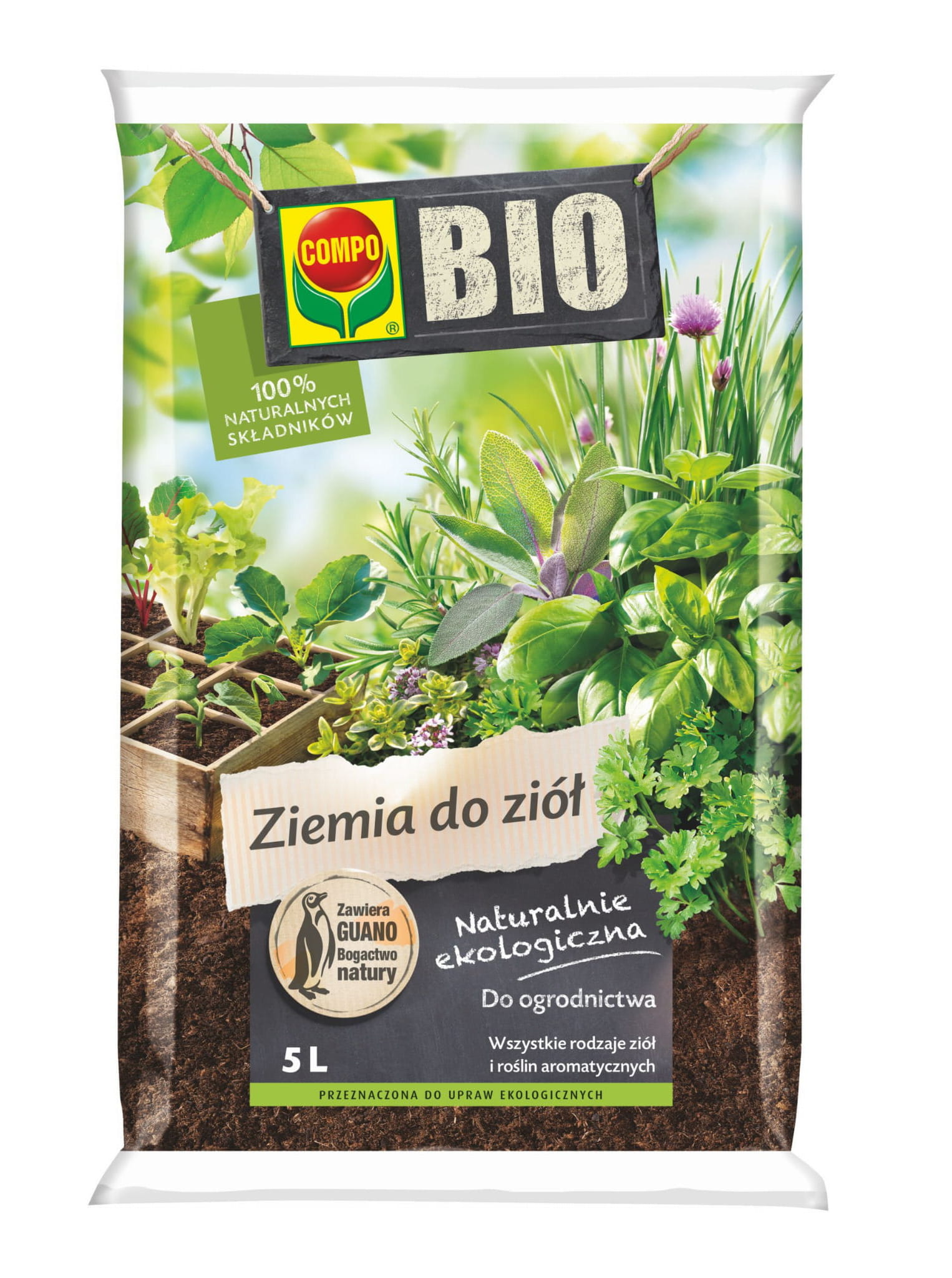 Ziemia do ziół Compo Bio 5 l